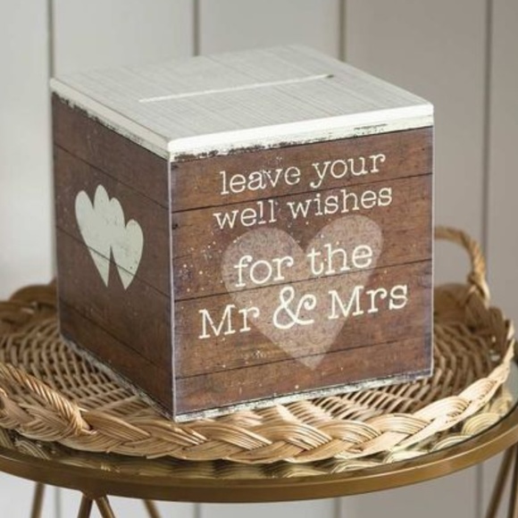 Primitives by Kathy Other - Card Box - Leave Your Well Wishes For The Mr & Mrs